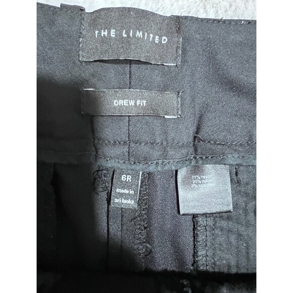 The Limited black Drew fit pants won red n size 6 Regular - Picture 4 of 7